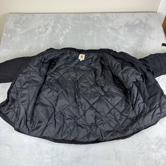 Carhartt Re-work Blanket Lined Black Detroit Men's XL (Fits like a large!) - Picture 4 of 13